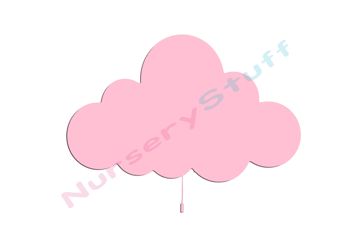 Crescent & Cloud Wall Light