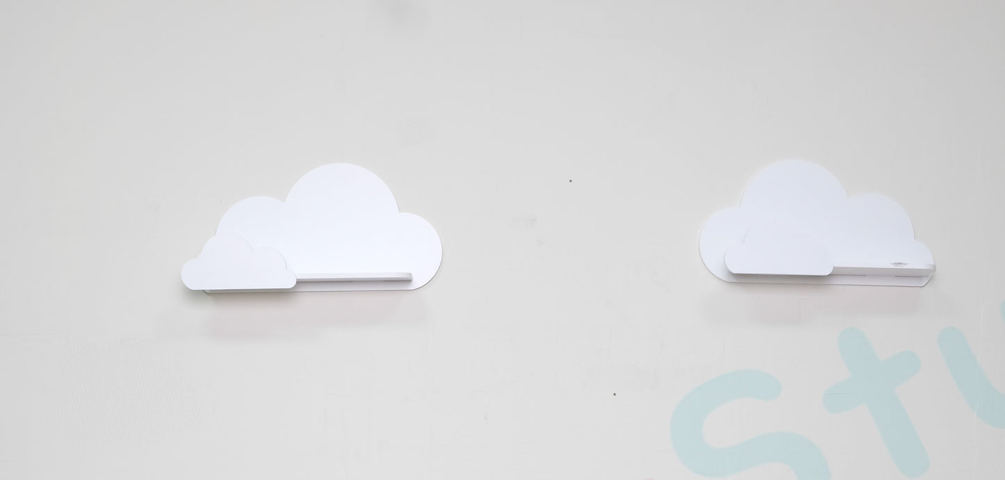 Set Of 2 CLOUD Wall Shelf, Nursery Wall Shelf