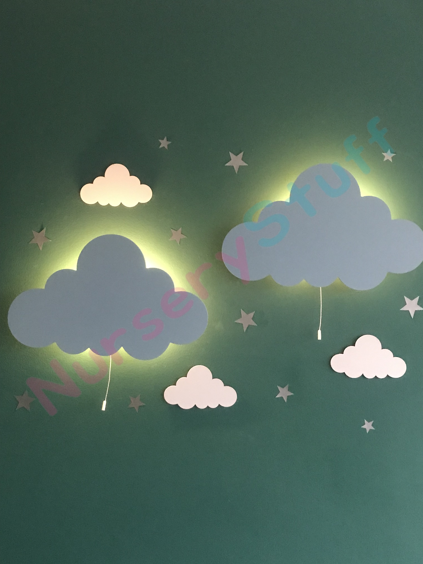 Set of 2 CLOUD Wall Light