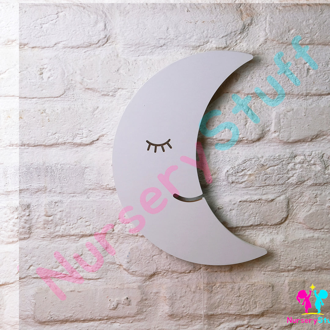 Sleeping Moon Wall Light